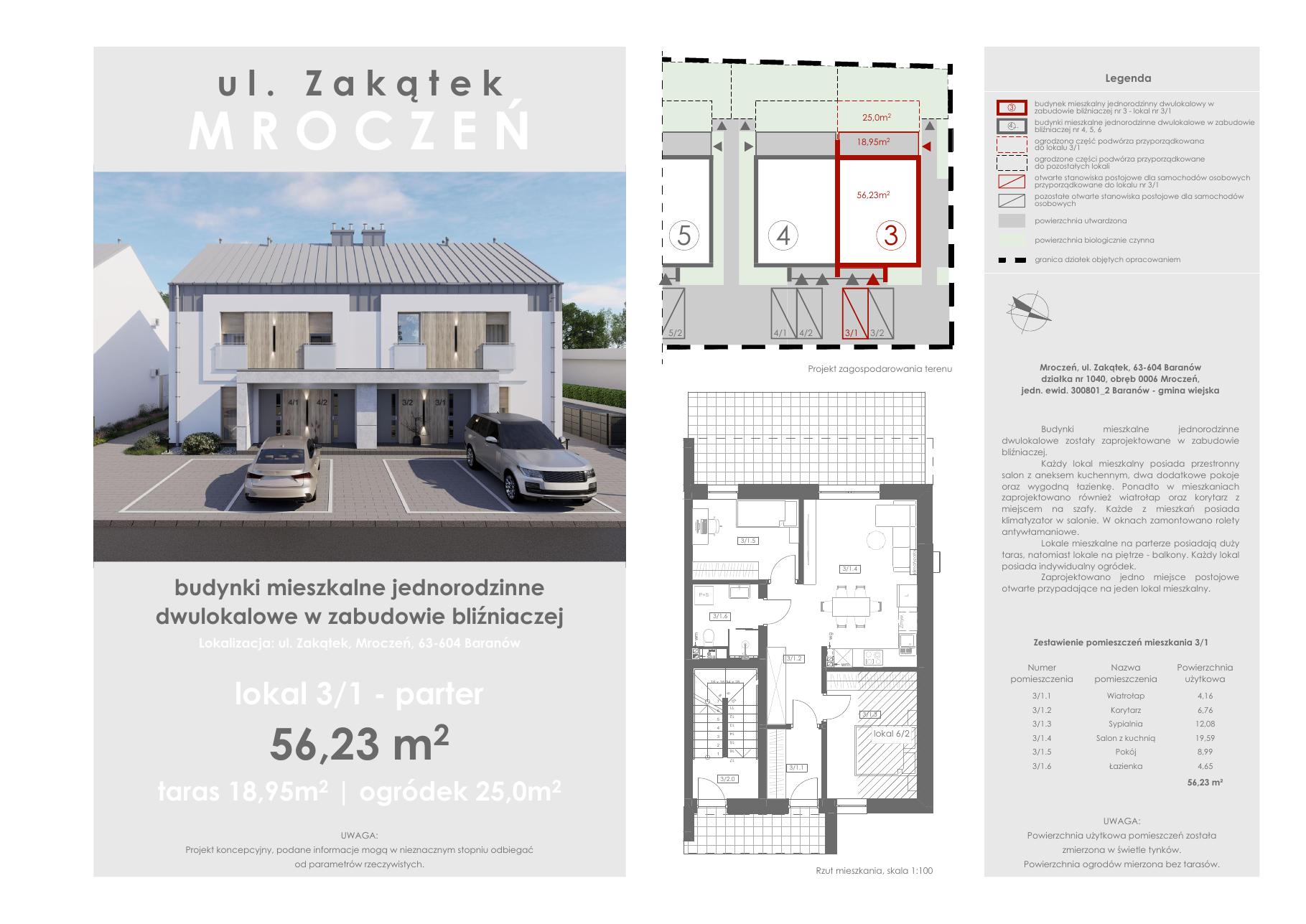 Karta mieszkania 3/1