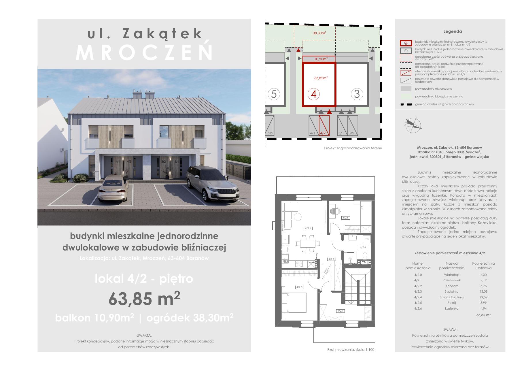 Karta mieszkania 4/2