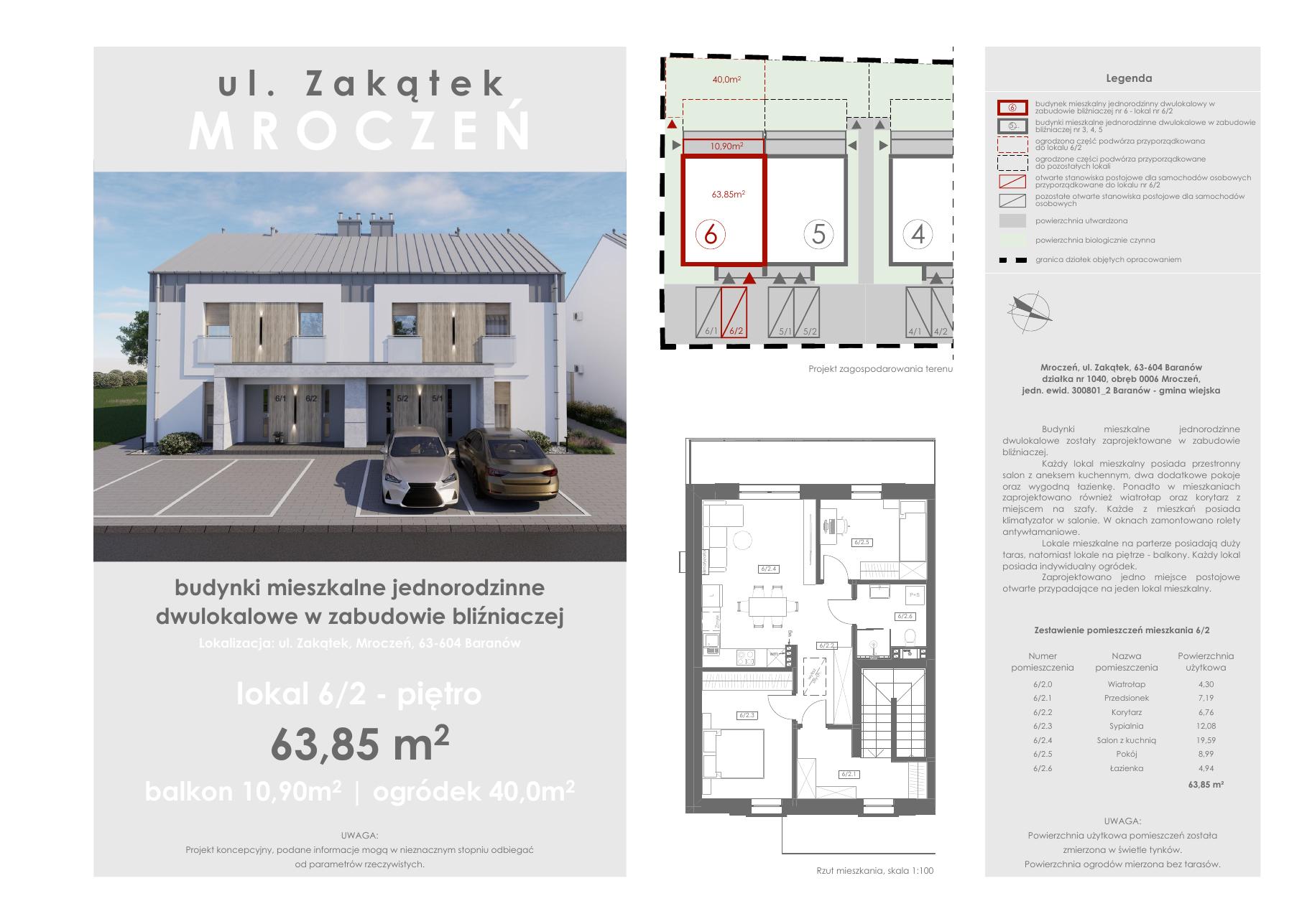Karta mieszkania 6/2